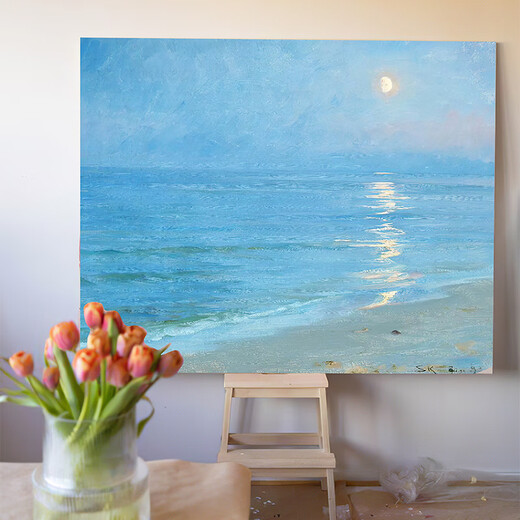 Giftiff creative poster decorative core sticker B&B living room bedroom entrance summer night breeze 25*20cm