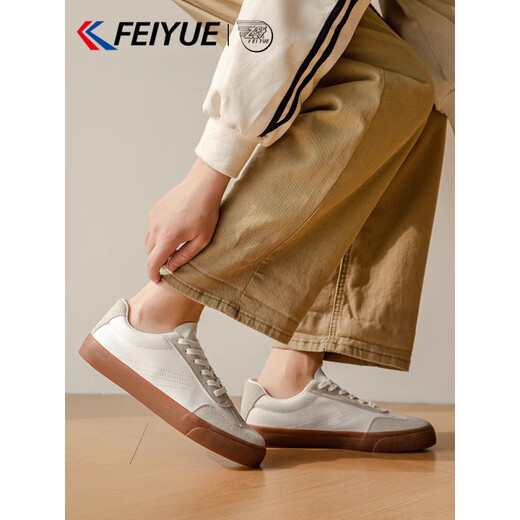 Zapatos voladores para hombres, zapatos de entrenamiento de, nuevos zapatos de lona, ​​tablero de moda casual versátil, zapatos casuales transpirables, versátil 882 caqui 38 _ tamaño más grande, elija una talla más pequeña