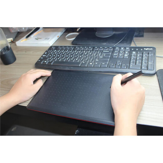 和冠（Wacom）数位板ctl472/672中号手绘板bamboo绘图网课手写板入门学习 CTL-472套餐99新 27.7x18.9cm