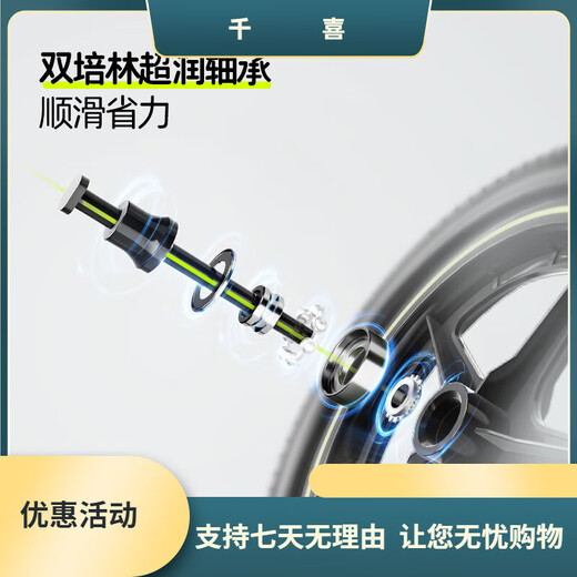 酷骑（COOGHI）儿童平衡车1-3-6岁滑行宝宝婴儿学步车酷奇小童超轻入门款S2 【充 [休闲款]10寸-酷骑绿 '