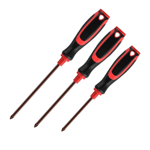 Cross-shaped screwdriver, industrial-grade strong magnetic alloy screwdriver tool set, super-hard screwdriver, small screwdriver, super-hard screwdriver-6-inch cross