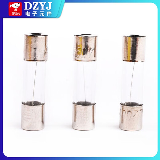 DZYJ 5*20mm 6*30mm glass fuse tube 250V 0.5A 2A 3A 4A 5A 8A 0.5A (10 pieces/box) 5*20mm
