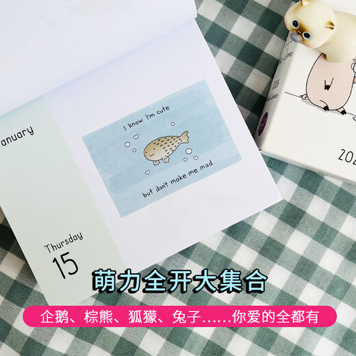 现货  治愈解压漫画绘本 莉兹克里莫 The Little World of Liz Climo 2026 Daily Calendar 你今天真好看 2026年日历 可撕台历