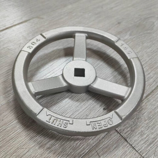 CLCEY304/316不锈钢手轮轻体手轮后凹手轮硅溶胶铸造截止阀闸阀配件 12 140*11*11304材质