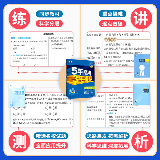2025五年高考三年模拟高一高二必修选修一二三五三53高中同步数学物理化学生物英语政治历史地理语文教辅资料必刷题人教AB版练习册 英语-译林版 必修第一册