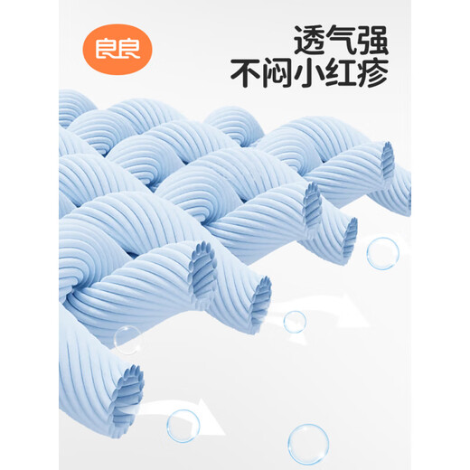 Liangliang (liangliang) Official Direct Sales Bamboo Fiber Throw Blanket Baby Summer Ice Silk Blanket Newborn Baby Throw Blanket Children Toddler Bamboo Fiber Knitted Throw Blanket (125X115CM) - listen to a