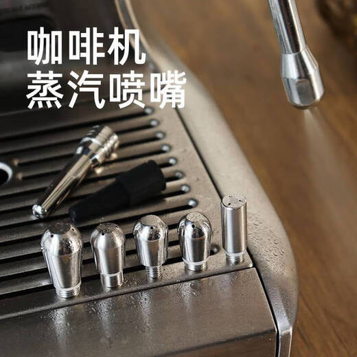 温诗欧咖啡机打奶泡配件格米莱两孔铂富三孔喷头德龙改装蒸汽喷嘴 3833/3899小白醒醒PRO 四孔