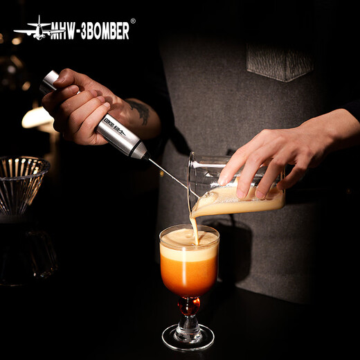 MHW-3BOMBER Wedding Gift Bomber Milk Foam Blender Whisk Coffee Milk Baking Electric Milk Egg Beater
