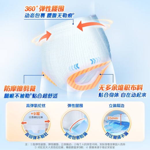 Dr.P (Dr.P) thin adult pull-up pants L66 pieces (waist 66-135cm) elderly maternity underpants type diapers