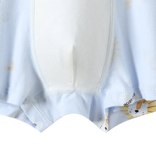 Fenton Kean Children's Underwear Class A Baby Cotton 7A Antibacterial 5 Pairs 100 Cotton Crotch Boys Cartoon Boxer Briefs