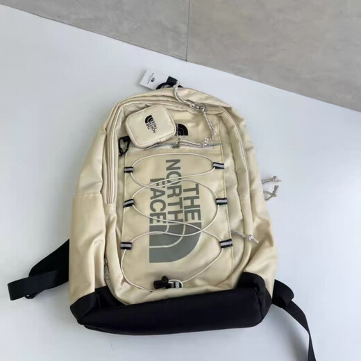 North Face Fox large-capacity casual outdoor backpack black with handbag