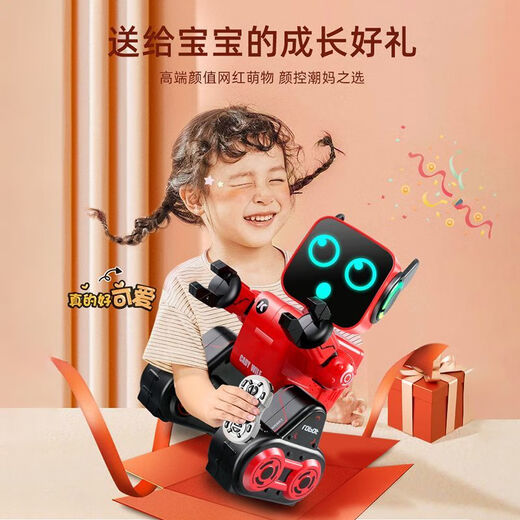 Xiaomi YouPin Remote Control Robot Toys Diálogo inteligente, Talk, Dancing, Voice, Robot inteligente para niños Regalo de cumpleaños Cody Viagra (blanco) Versión de diálogo + App Mobile Sweet Play [Dos conjuntos de baterías recargables] + caja de color