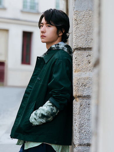 Crocodile (Lacoste) [Même style que Wang Yibo] Lacoste Crocodile français Vêtements pour hommes 25 Veste exécutive à l'étranger BH7027 CB8 / Camel S 46 S