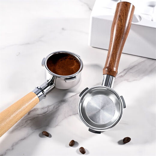 
Yum Picture 58mm three-ear bottomless/3899 Baicui 3833 Marseille/Lehehe coffee machine with bottom handle solid wood 58mm three-ear Yum Picture/Little Square Pro Beech A0.