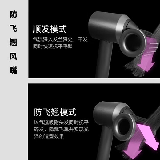 Dyson's new genuine HD16 hair dryer Supersonic hair dryer negative ion imported mountain cherry powder gift box overseas version (comes with a 3-year warranty conversion plug)