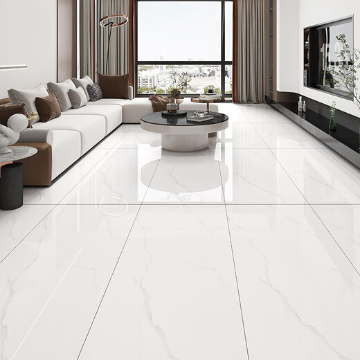 
Gray marble tiles 600X1200 bright non-slip wear-resistant floor tiles, fish belly white large-slab wall tiles 12806 600*1200