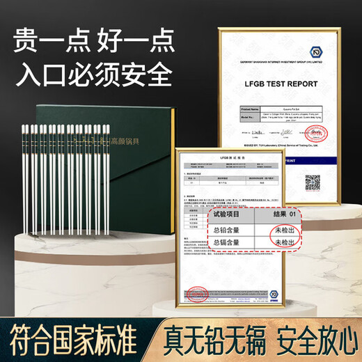 SSN陶瓷筷子家用高档防霉防潮防滑耐高温筷子公筷送礼高档餐具套装