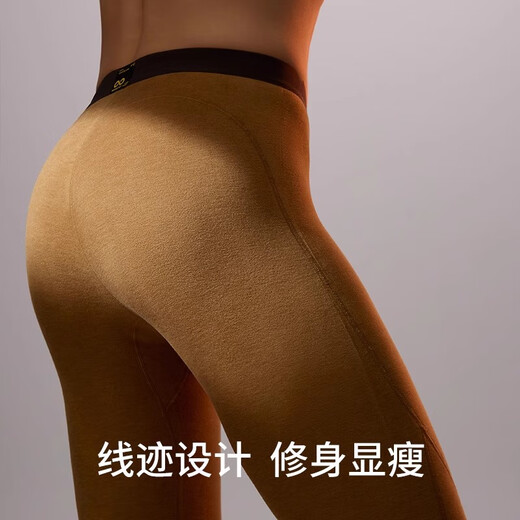 Jiaodian New Men's Warm Pants German Velvet Thickened Antibacterial Anti-mite Fever Sheep Wool Autumn Pants Winter Slim-fitting Coldproof Sannuan Jiaoyu Jet Black (-20 C~0 C) XL