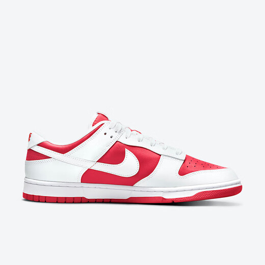 Nike (Nike) [trendy] Herrenschuhe Dunk Low Retro Low Top Reversing White und Rot-Slip, Wear-Resistant Lightweight Casual Board Schuhe DD1391-600 40