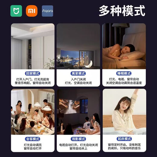 Xiaomi Mijia Whole House Smart Home Lighting Curtain Voice Control System Set Intelligent Solution Design Villa/Workwear Private Customization (Five-Year Warranty) Consult Customer Service to Get Decoration Plans for Free