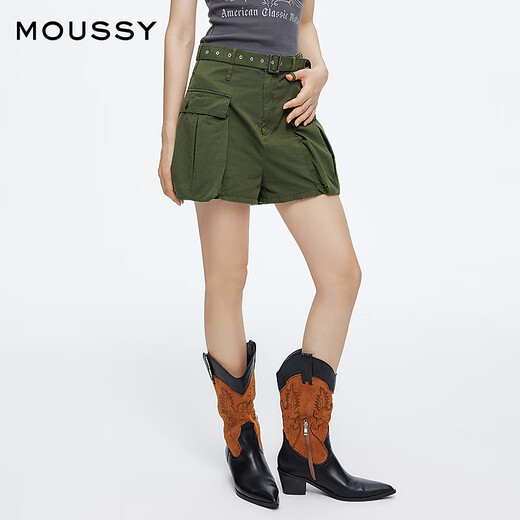 MousSy 2025 Été Nouveau American Street Style Large Pocket Panter Short Work Pantal