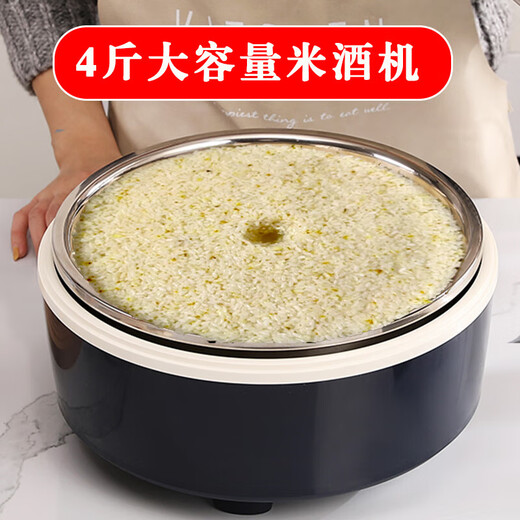 哲初家用酸奶机5升大容量带分杯商用全自动发酵机米酒多功能发酵机 蓝发酵机+304内胆+内盖+150