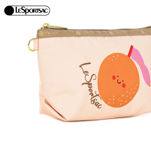 
Lesportsac's new Trendy trend series fashion printed mobile phone bag for women's clutch bag for gifts for girlfriends during the Chinese New Year. Round orange