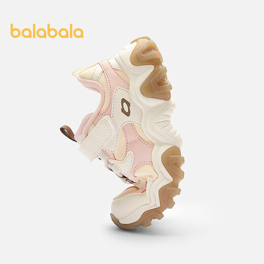 巴拉巴拉童鞋儿童运动鞋女童鞋2025新秋冬鞋子厚底老爹鞋撞色208425140204