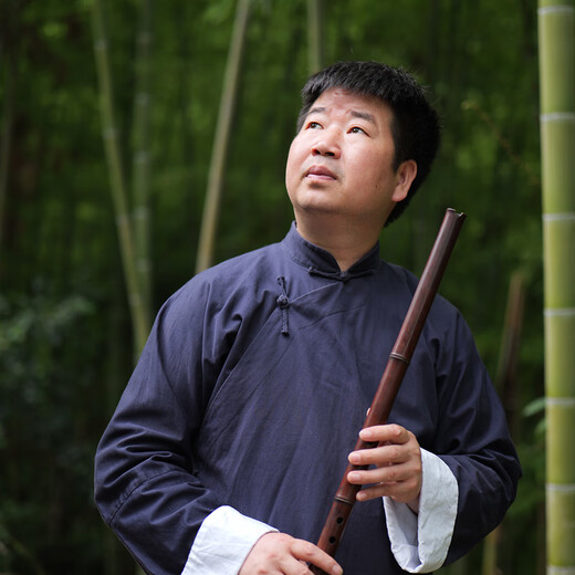 
Yuping flute, Smoky bamboo flute, Professional playing the eight-hole Xiao instrument, Cao Jun made Guizhu semi-carbonized pipe, large lacquer flute, Eight-hole D tune, Dongxiao