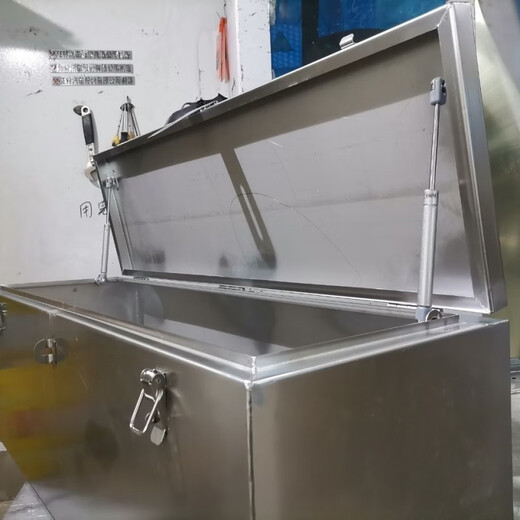 Qinkai stainless steel tool box large waterproof home appliance repair engineering machinery repair special customizable light truck tool box length 60x width 40x height 30 stainless steel 1.5 thick