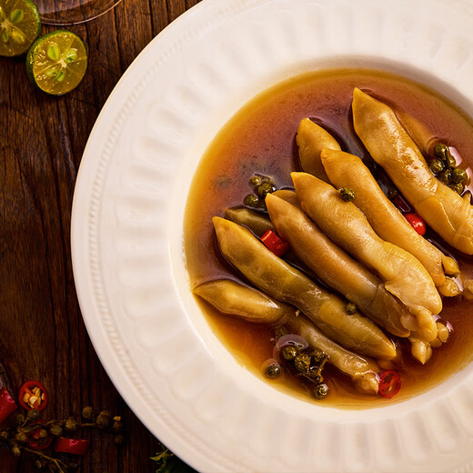 Seafood King, snacks for drinking, Seafood King, razor clams in juice 200g