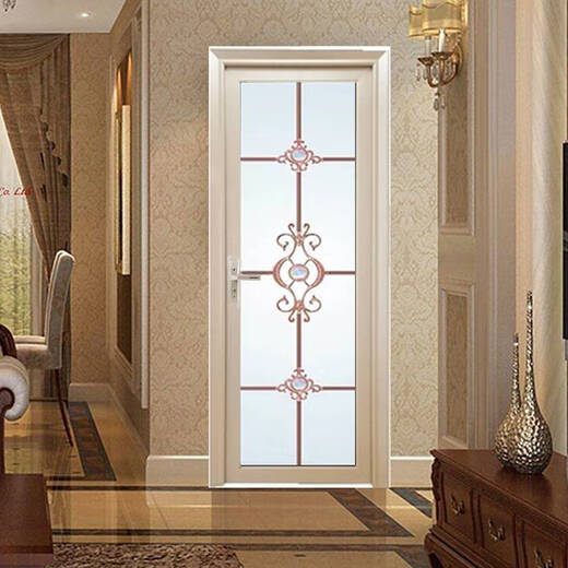 
Yonghuan spot bathroom door toilet toilet toilet bathroom titanium magnesium aluminum alloy glass internet celebrity simple kitchen single swing door 1.2170x695 days
