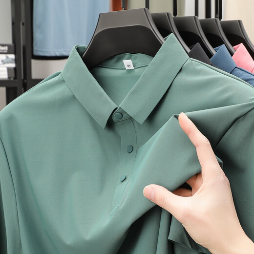 Semier Semier Cross-Border Asie du Sud-Est Asie pour hommes de haute qualité Polo Business Men's Business Loison TRATSELESS INCIEUX SANSEUR SANS