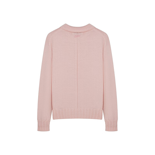 
Teenie Weenie bear cartoon sweater for women 2025 winter new women's sweater pink S