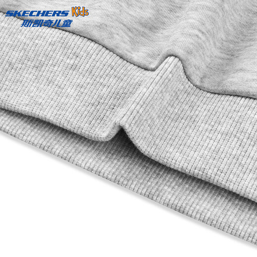 Skechers Skechers children's autumn fashion round neck pullover sweatshirt for boys and girls loose knitted casual top L425K030