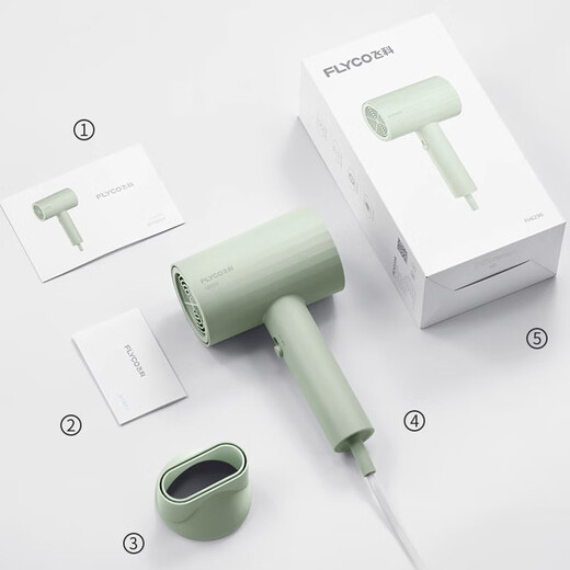 FLYCO Feike Hair Dryer Home Quick-Drying Portable Student Door Low Noise Hot and Hot Air High Power Hair Dryer PH1622/FH6270/6296 Feike FH6296 [1800W+Three-speed Adjustment+Heat Balance]