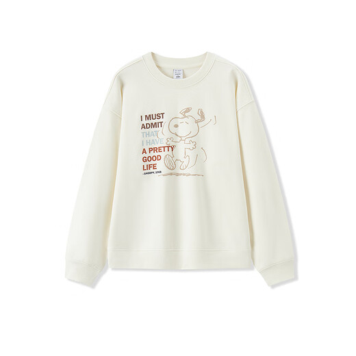 Semir Snoopy series sweatshirt for women, cartoon dropped shoulders, loose clothes, personalized autumn design pattern 101524116009