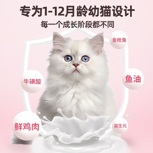 War Donkey Ragdoll Kitten Cat Food 1 to 12 Months Milk Cake Food Full Price Nutritional Probiotic Food Pet Cat Snacks Buy 3 Get 3 Free 6 Bags Total 12Jin Jin is equal to 0.5kg Ragdoll Kitten