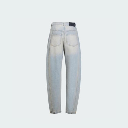 
Adidas (adidas) women's scimitar denim wash denim loose casual style LA old jeans KG0200 26