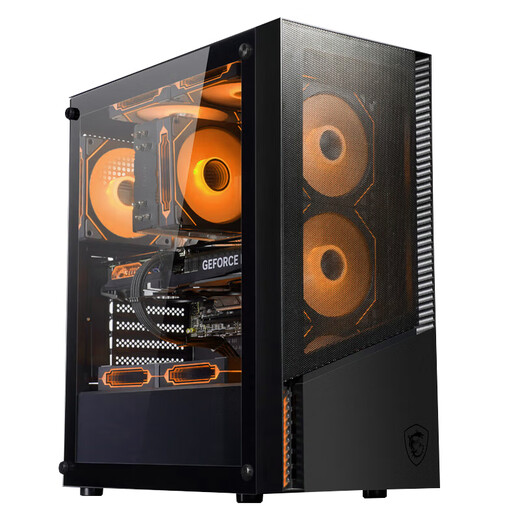 MSI intel Core i5 12490F/13400F/RX6500XT/7650GRE/9060XT desktop assembly machine game e-sports office design computer host DIY complete machine configuration four i5 13400F box + RX6500XT