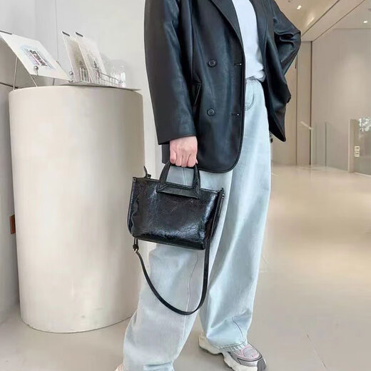 BULLDROME女包2025新款小众设计高级感真皮手提包女包时尚百搭单肩斜挎包潮 棕色-大号-1396（爱慕瑞思）