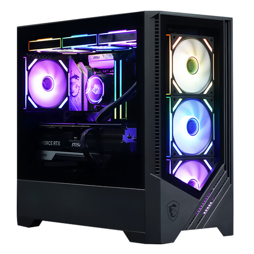 MSI Ultra7 265KF/5060Ti/5070Ti/5080 desktop assembly computer design rendering game e-sports Delta mobile computer host DIY complete machine configuration three 265KF box + RTX5060Ti 16G