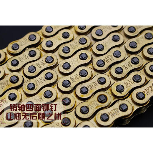 芒芒适用宗申赛科龙RX1摩托链条链盘套装ZS15051大小飞牙盘链轮三 提速三件套15齿43齿黄金链条