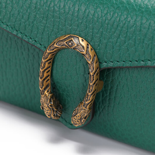 Gucci (GUCCI) Spring Festival gift red leather chain coin purse women's fashion green