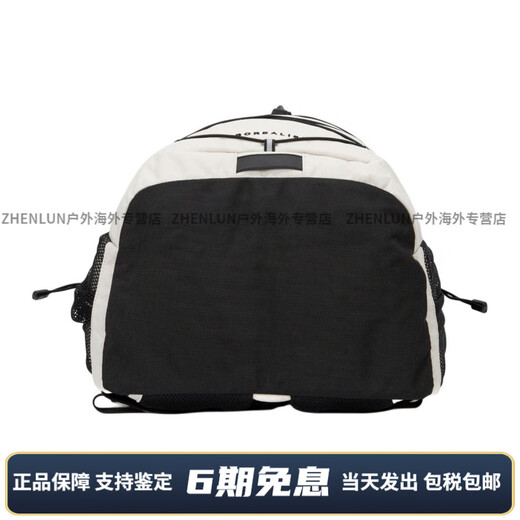 北面（The North Face）时尚休闲拉链开合背包双肩包常规男女同款情侣款米白色 米白色