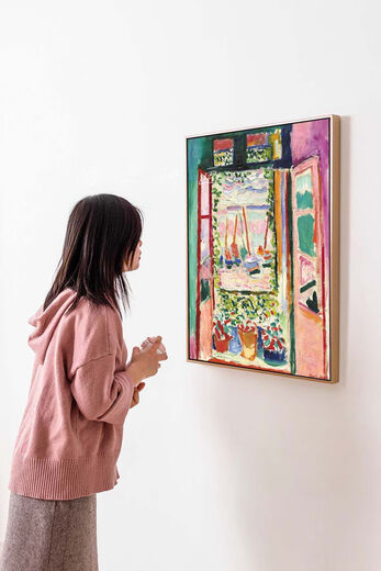 Fenêtre ouverte de Yu Senyi Henri Matisse peinture décorative Art Peinture Brutaliste Métier électrique Boîte de pain