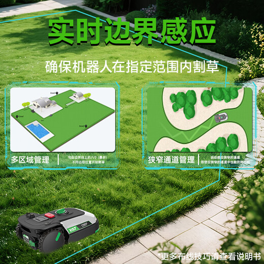 YAT 8802 intelligent lawn mowing robot lithium battery tool lawn mower household small automatic garden lawn mower 8802 lawn mowing robot