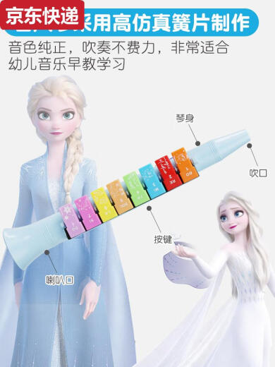 Chilicai Disney Organe Instruments de musique pour enfants Harmony Musical Flute Recorder Whistle Baby Small Trumpet Children's Toys Pokémon Organe 13 tons + Mémorial en métal à 24 trous