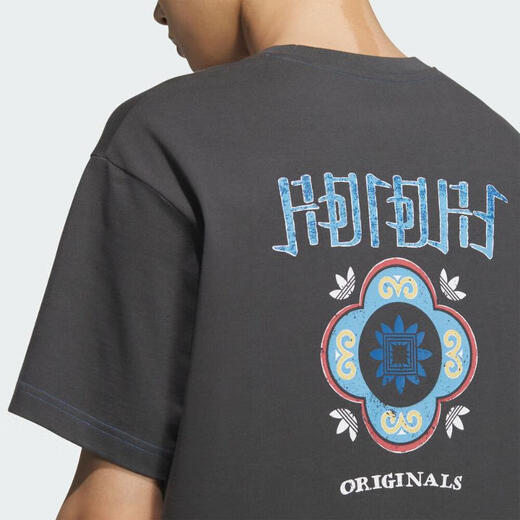 阿迪达斯 （adidas）Originals三叶草2025年男子TOC SS TEE T恤 KC1428 L