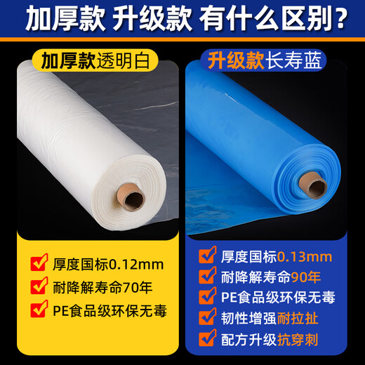 Zuoka self-built house in rural areas first floor foundation moisture-proof membrane base anti-seepage membrane cement mulch plastic cloth film paper thickened 20S upgraded longevity model corrosion resistance 90 years 3 meters wide 30 meters long